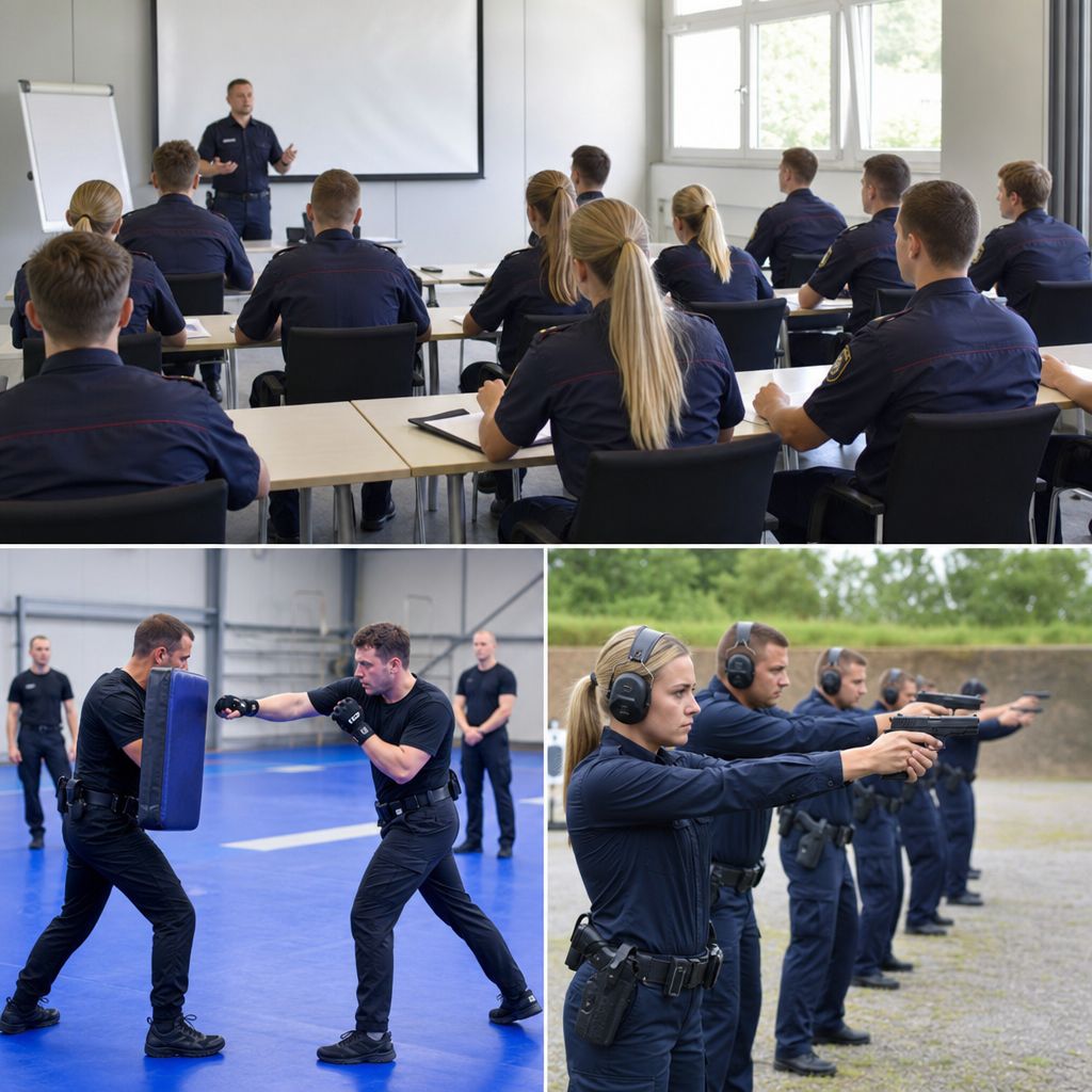 Ausbildung und Training Ein Bild zum Thema Ausbildung und Training im Polizei Kontext