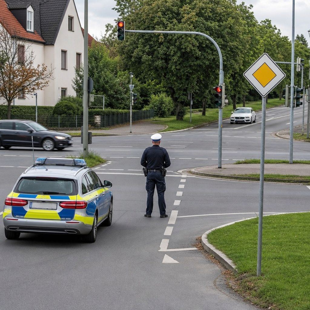 Kreuzung Ein Bild zum Thema Kreuzung im Polizei Kontext